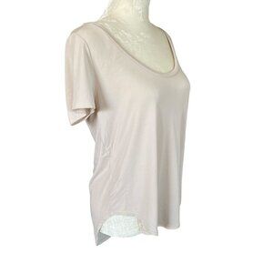 BKE Core women's size XS cream short sleeve pullover dressy casual stretchy top